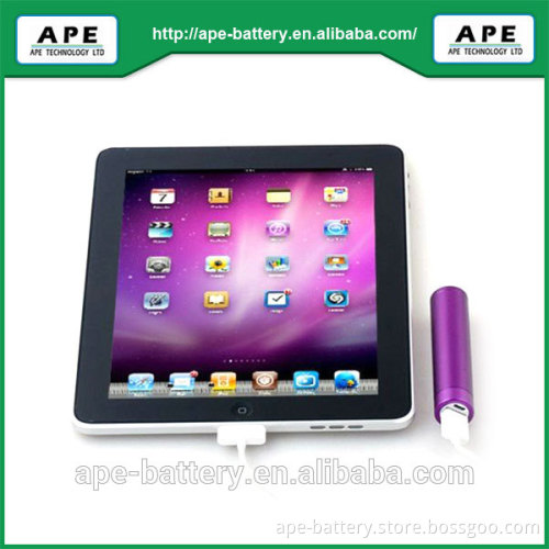 Colorful case mobile power tube for cellphone